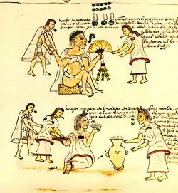 Referencia al pulque en Codex Mendoza.