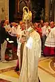 El obispo Malvestiti apenas ordenado