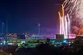 Ceremonia de apertura de la temporada 2015 de la Liga Nacional de Críquet en el Sher-e-Bangla National Cricket Stadium.