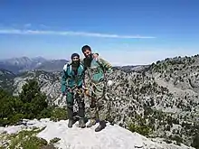 Espeleólogos en el karst de Larra-Belagua.