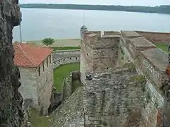 La fortaleza de Baba Vida en Vidin, controlando el paso del Danubio