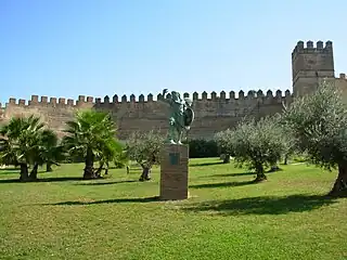 Exteriores de la Alcazaba.