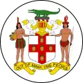 Escudo de armas de Jamaica desde el 13 de julio al 6 de agosto de 1962