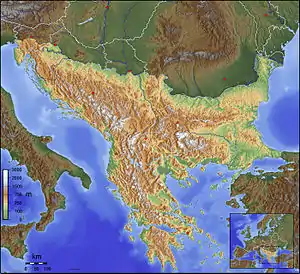 Épiro  Epiro ubicada en Balcanes