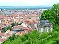 Vista de Bamberg desde la rosaleda.