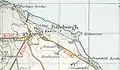 Un mapa de Bamburgh de 1947