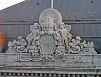 Escudo de la Segunda República en el Edificio del Banco de España (Madrid).