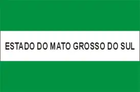 Bandera no oficial utilizada en Mato Grosso del Sur, 1977-1979.