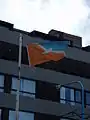 Bandera en el Museo del Fin del Mundo.