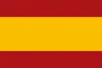 Bandera de EspañaVersión civil