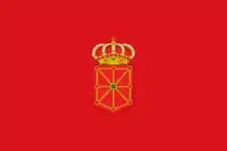Bandera de la provincia de Navarra