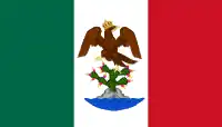 Bandera del Primer Imperio Mexicano (1821-1823)