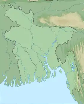 Lago Kaptai ubicada en Bangladés