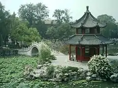 Antiguo jardín de loto