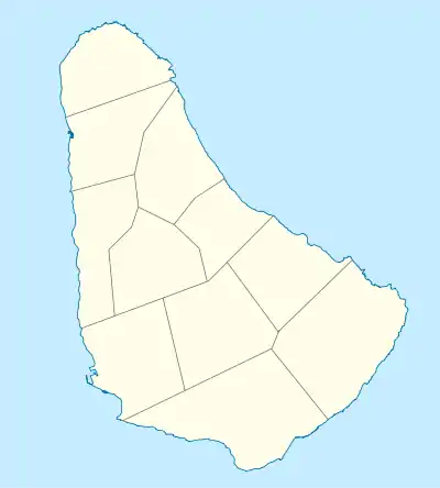 Bridgetown ubicada en Barbados