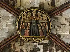 Clave de bóveda de la Virgen de Misericordia