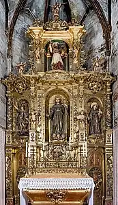 Retablo barroco de San Bernardino.