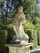 Estatua del jardín barroco de Grossedlitz