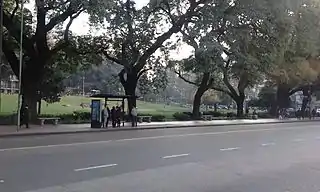 Vista de la primera de las tres Barrancas de Belgrano.