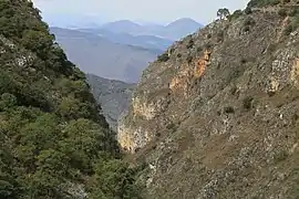 Barranca San Vicente-Los Mármoles al noroeste del estado.