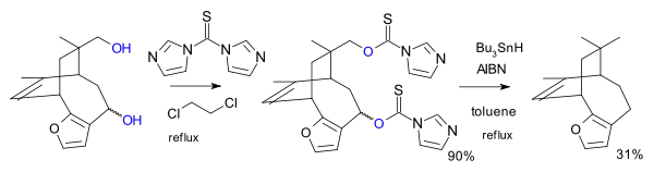 Barton deoxygenation Wen-Cheng Liu 1999