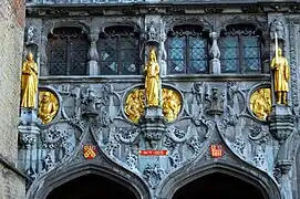 Detalle de la entrada a la basílica.