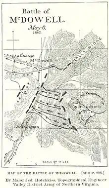 Mapa de la batalla