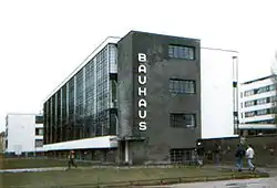 Edificio de la Escuela de la Bauhaus en Dessau