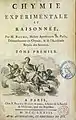 Chymie expérimentale et raisonnée, vol. 1, 1773