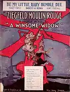 Cartel del musical de Broadway A Winsome Widow (1912)
