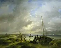 Playa en Katwijk(1833).