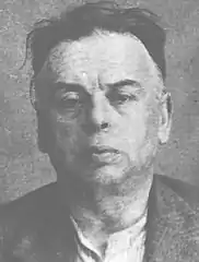 Béla Kun tras su arresto por la NKVD en 1937.