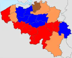 Elecciones federales de Bélgica de 1999