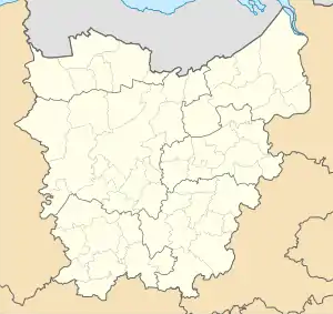 Kaprijke ubicada en Provincia de Flandes Oriental