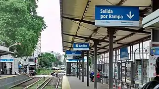 Andén estación vieja