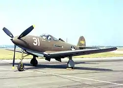 Un P-39Q Airacobra.