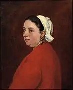 Retrato rojo de la señora Anita (1872)