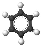 El benceno, es un compuesto aromático con forma hexagonal.