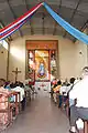 Vista del salon en día de la "Virgen de Caacupé".