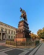 Estatua ecuestre de Federico el Grande en Berlín, de Christian Daniel Rauch (1839-1851).