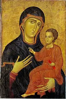 Madonna col Bambino, de Berlinghiero Berlinghieri, ca. 1230-1235,