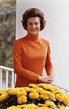 Betty Ford, esposa de Gerald Ford. También fue primera dama.