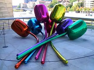 Tulipanes, de Jeff Koons