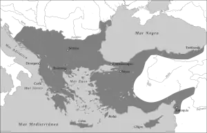 Imperio bizantino bajo la dinastía Ángelo