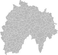 División en comunas del departamento de Cantal