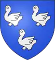 Escudo de armas de la comuna francesa de Cosne-Cours-sur-Loire.
