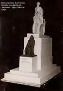 Monumento a Cervantes en 1924