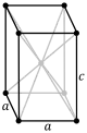 Tetragonal, centrado en el cuerpo