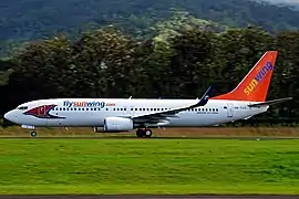 Avión Boeing 737-86N de Sunwing Airlines.