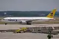 Boeing 767-3Y0 de TAESA (XA-SKY) en el Aeropuerto de Fráncfort del Meno.